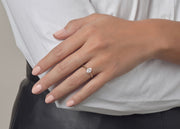 Iris Ovalado Oro Rosado