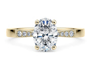 Delicacy Vintage Ovalado Oro Amarillo