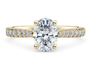 Kindrea Ovalado Oro Amarillo