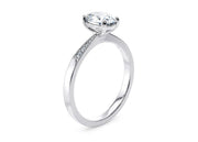 Delicadeza Vintage Oval Oro Blanco