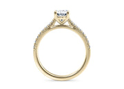 Kindrea Ovalado Oro Amarillo