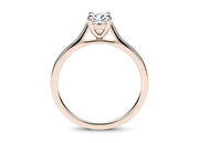 Contour Oval Oro Rosado