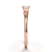 Montura Pavé Escondido en Catedral Oro Rosa