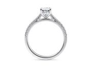 Kindrea Ovalado Oro Blanco