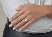 Delicadeza Vintage Oval Oro Blanco