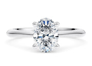 Iris Ovalado Oro Blanco