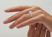 Paloma Ovalado Oro Blanco