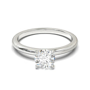 Montura Solitario Media Caña 1.8mm Oro Blanco